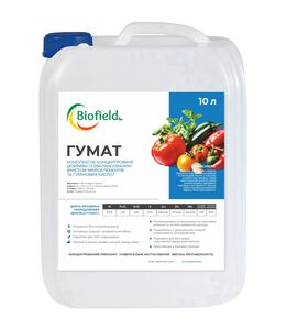 Жидкое микроудобрение Гумат калия биофилд (Biofield, Украина) 