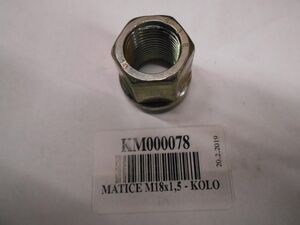 KM000078 Гайка (Bednar, Czech Republic) 