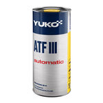 Рідина для автоматичних трансмісій YUKO ATF III    каністра 1л жерсть