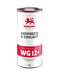Рідина охолоджуюча WOLVER ANTIFREEZE & COOLANT CONCENTRATE WG12+ (RED)    банка 1,5л жерсть