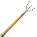 Рыхлитель ручной, садовый, деревянная ручка 50 см