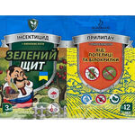 Інсектицид Зелений щит від попелиці та білокрилки + Прилипач Агромакс 3 мл + 10 мл