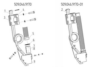 509.046.9170-01-Т сошник  туковый (Ельворті, Украина) 