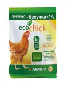 Премикс ECOchick Несушка 1% - для кур несушек - ТМ АГРО - В - Оригинал, 1 кг (Agro-V, Ukraine) 