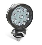 Фара робоча, LED 27W (12/24В) круглий корпус (9x3W/вузький промінь 30 °) 3000lm (вір-во Україна, Руслан-Комплект)