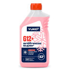 Рідина охолоджуюча YUKO Antifreeze -32 (Super G12+ червоний)   1кг каністра 1л ПЕ