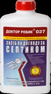 Средство по уходу за септиком Доктор Робик 037 798 мл (Senator, Ukraine) 