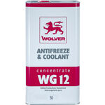 Рідина охолоджуюча WOLVER ANTIFREEZE & COOLANT CONCENTRATE WG12+ (RED)    каністра 5л жерсть