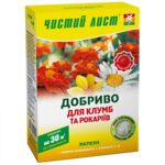 Удобрение кристаллическое Чистый лист для клумб и рокариев 300 г