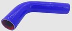 Шланг термостата (куточок) (СИЛИКОН синій) (Dвн=20мм, Dнар=28 мм, L=85 мм/L=85 мм) МТЗ-80-1025