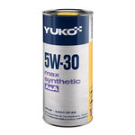 Олива моторна YUKO MAX SYNTHETIC A&A 5W-30 API SP каністра 1л жерсть