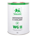 Рідина охолоджуюча WOLVER ANTIFREEZE & COOLANT  WG11 (GREEN)    відро 10л жерсть