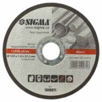 Круг відрізний по металу та нержавіючій сталі Ø125×1.0×22.2мм (1940071)