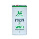 Рідина охолоджуюча WOLVER ANTIFREEZE & COOLANT  WG11 (GREEN)    каністра 5л жерсть